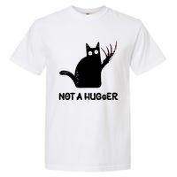 Funny Cat Not A Hugger Sarcastic Cat Saying Humor Joke Garment-Dyed Heavyweight T-Shirt