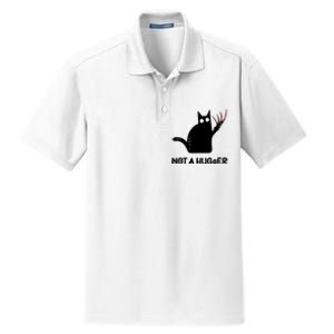 Funny Cat Not A Hugger Sarcastic Cat Saying Humor Joke Dry Zone Grid Polo