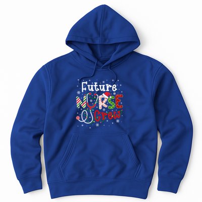 Future Christmas Nurse Crew Funny Nursing Christmas Pattern Gift Hoodie