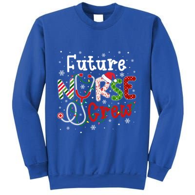 Future Christmas Nurse Crew Funny Nursing Christmas Pattern Gift Sweatshirt