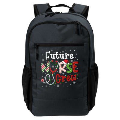 Future Christmas Nurse Crew Funny Nursing Christmas Pattern Gift Daily Commute Backpack