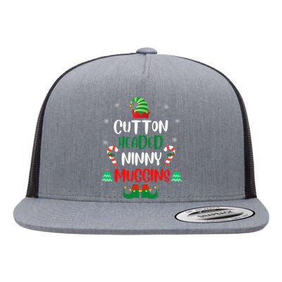 Funny Chistmas Ninny Muggins! Cotton Headed Elf Matching Flat Bill Trucker Hat