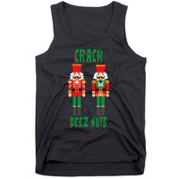 Funny Christmas Nutcracker Design Crack Deez Nuts Tank Top