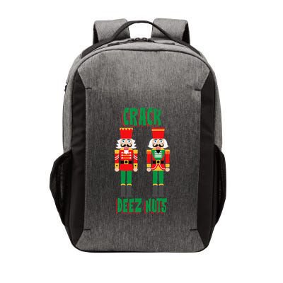 Funny Christmas Nutcracker Design Crack Deez Nuts Vector Backpack