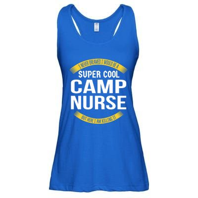 Funny Camp Nurse Funny Gift Appreciation Cute Gift Ladies Essential Flowy Tank