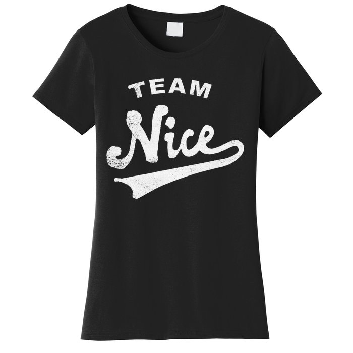 Funny Christmas Naughty or Nice Team Nice Women's T-Shirt