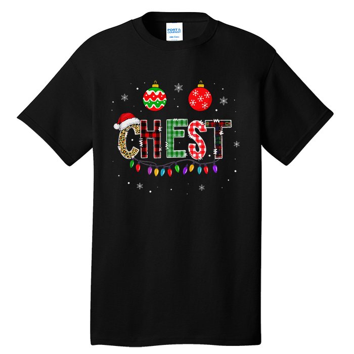 Funny Chest Nuts Couples Christmas Chestnuts Matching Tall T-Shirt