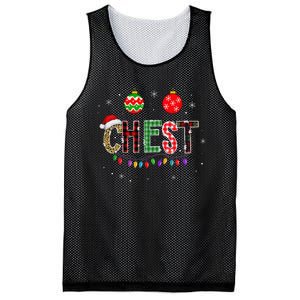 Funny Chest Nuts Couples Christmas Chestnuts Matching Mesh Reversible Basketball Jersey Tank