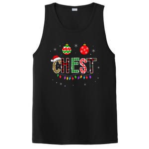 Funny Chest Nuts Couples Christmas Chestnuts Matching PosiCharge Competitor Tank