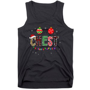 Funny Chest Nuts Couples Christmas Chestnuts Matching Tank Top