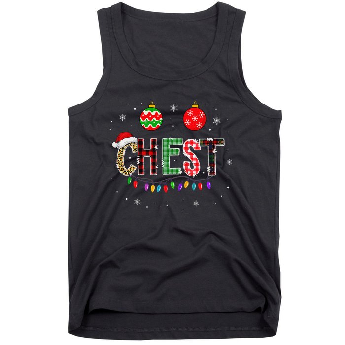 Funny Chest Nuts Couples Christmas Chestnuts Matching Tank Top