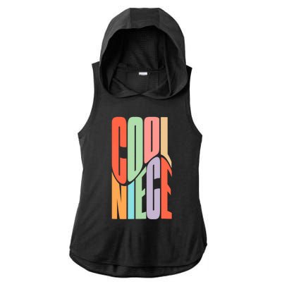 Funny Cool Niece Aunt Uncle Nephew Niece Gift Ladies PosiCharge Tri-Blend Wicking Draft Hoodie Tank