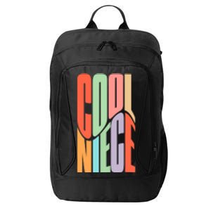 Funny Cool Niece Aunt Uncle Nephew Niece Gift City Backpack