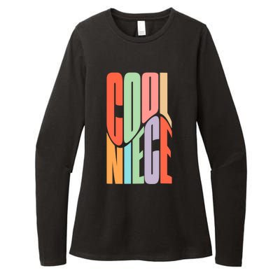 Funny Cool Niece Aunt Uncle Nephew Niece Gift Womens CVC Long Sleeve Shirt