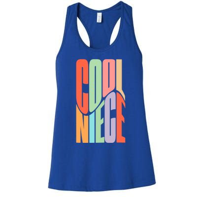 Funny Cool Niece Aunt Uncle Nephew Niece Gift Women's Racerback Tank