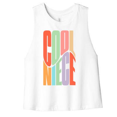 Funny Cool Niece Aunt Uncle Nephew Niece Gift Women's Racerback Cropped Tank