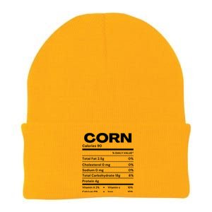 Funny Corn Nutrition Thanksgiving Costume Knit Cap Winter Beanie