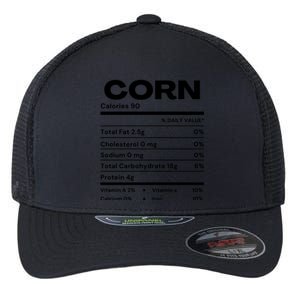 Funny Corn Nutrition Thanksgiving Costume Flexfit Unipanel Trucker Cap