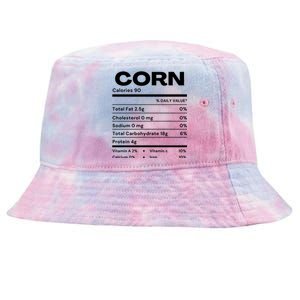 Funny Corn Nutrition Thanksgiving Costume Tie-Dyed Bucket Hat