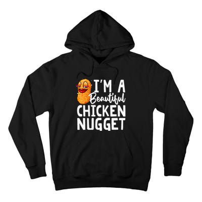 Funny Chicken Nugget Design For Kids Nuggets Lover Tall Hoodie