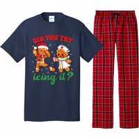 Funny Christmas Nurse Did You Try Icing It Gingerbread Man Pajama Set