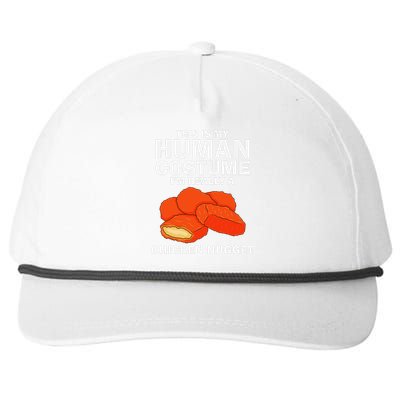 Funny Chicken Nugget Costume Fashion Nugget Foodie Snapback Five-Panel Rope Hat