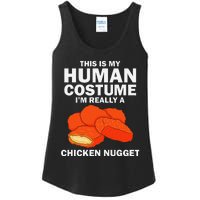 Funny Chicken Nugget Costume Fashion Nugget Foodie Ladies Essential Tank