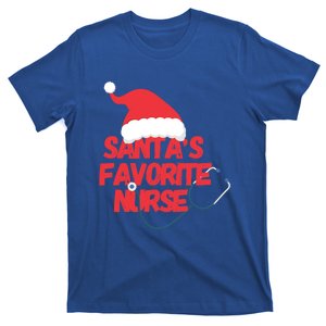 Funny Christmas Nursing Santas Favorite Nurse Meaningful Gift T-Shirt