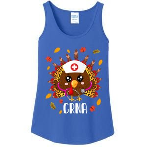 Funny Crna Nurse Leopard Turkey Leopard Nursing Thanksgiving Gift Ladies Essential Tank