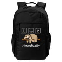 Funny Chemistry Nerdy Lazy Sloth I Nap Periodically Backpack