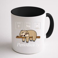 Funny Chemistry Nerdy Lazy Sloth I Nap Periodically Mug