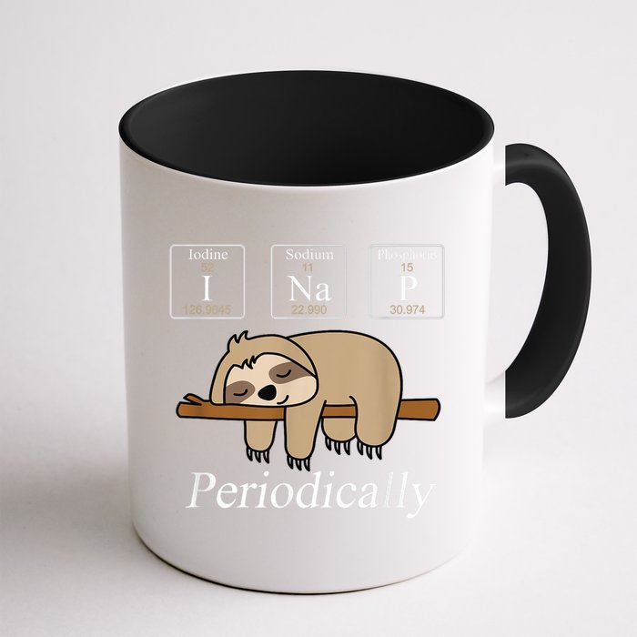 Funny Chemistry Nerdy Lazy Sloth I Nap Periodically Mug