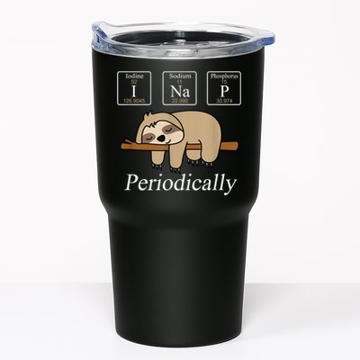 Funny Chemistry Nerdy Lazy Sloth I Nap Periodically Tumbler