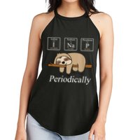 Funny Chemistry Nerdy Lazy Sloth I Nap Periodically Women's Perfect Tri Rocker Tank