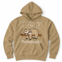 Funny Chemistry Nerdy Lazy Sloth I Nap Periodically Hoodie