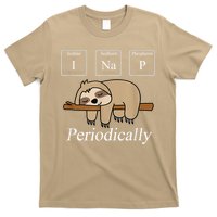 Funny Chemistry Nerdy Lazy Sloth I Nap Periodically T-Shirt
