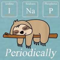 Funny Chemistry Nerdy Lazy Sloth I Nap Periodically Sueded Cloud Jersey T-Shirt