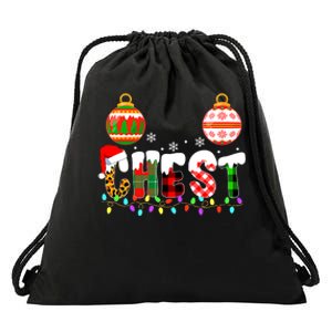 Funny Chest Nuts Couples Christmas Chestnuts Adult Matching Drawstring Bag