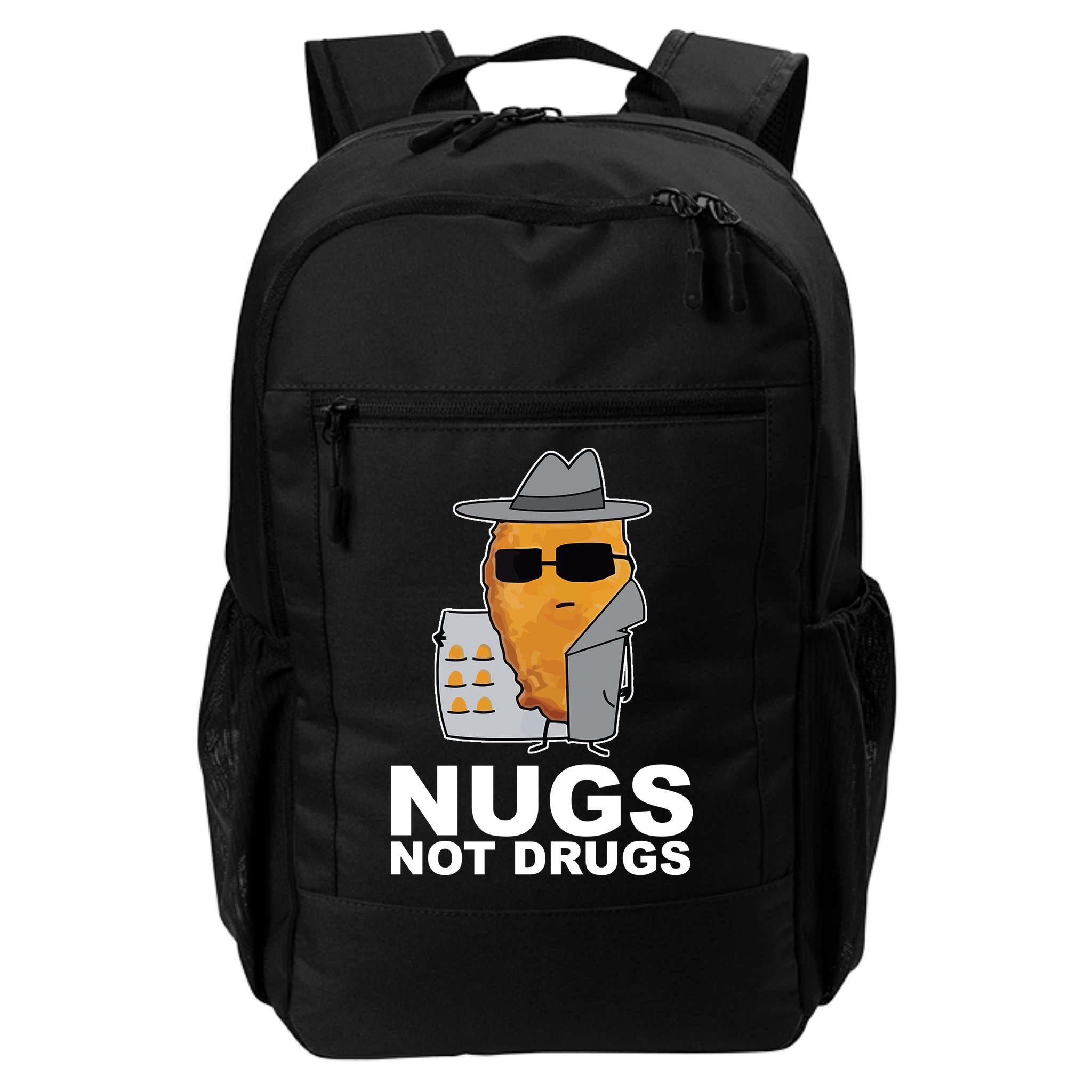 Funny Chicken Nuggets Nugs Not Drugs Backpack