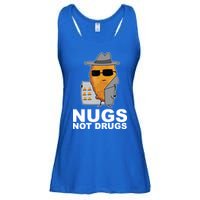 Funny Chicken Nuggets Nugs Not Drugs Ladies Essential Flowy Tank