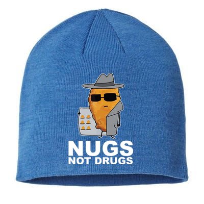 Funny Chicken Nuggets Nugs Not Drugs Sustainable Beanie