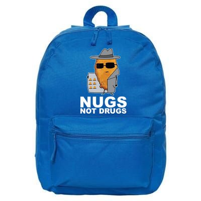 Funny Chicken Nuggets Nugs Not Drugs 16 in Basic Backpack