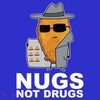 Funny Chicken Nuggets Nugs Not Drugs Baby Bodysuit