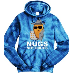 Funny Chicken Nuggets Nugs Not Drugs Tie Dye Hoodie