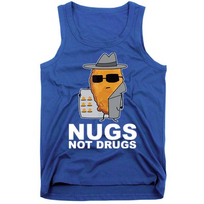 Funny Chicken Nuggets Nugs Not Drugs Tank Top
