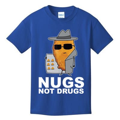 Funny Chicken Nuggets Nugs Not Drugs Kids T-Shirt