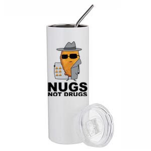 Funny Chicken Nuggets Nugs Not Drugs Stainless Steel Tumbler