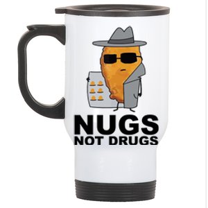 Funny Chicken Nuggets Nugs Not Drugs Stainless Steel Travel Mug