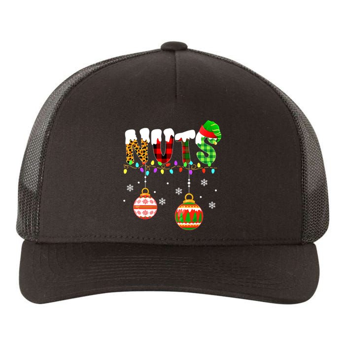 Funny Chest Nuts Couples Christmas Chestnuts Adult Matching Yupoong Adult 5-Panel Trucker Hat