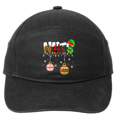 Funny Chest Nuts Couples Christmas Chestnuts Adult Matching 7-Panel Snapback Hat